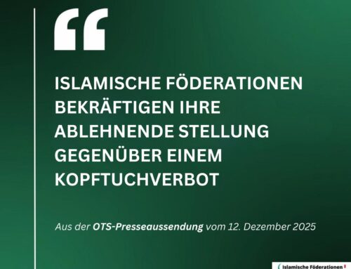 Die Islamischen Föderationen kritisieren das Kopftuchverbot als schweren Eingriff in Grundrechte, Freiheit und Demokratie.